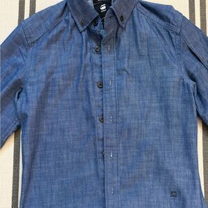 G-Star Indigo Casual Button Down Shirt